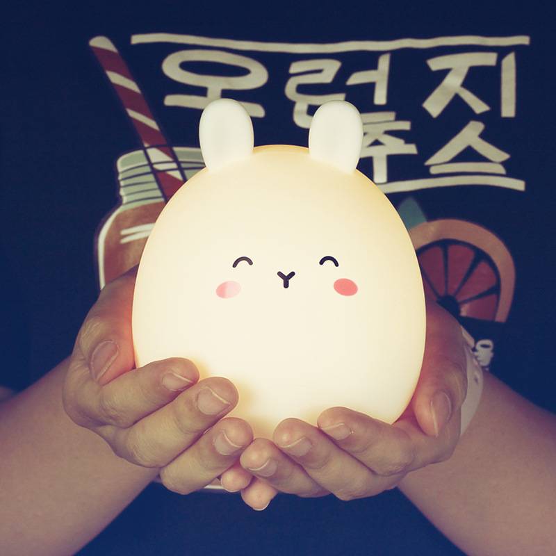 Silicone Cute Rabbit Rechargeable Light