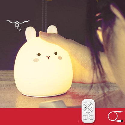 Silicone Cute Rabbit Rechargeable Light