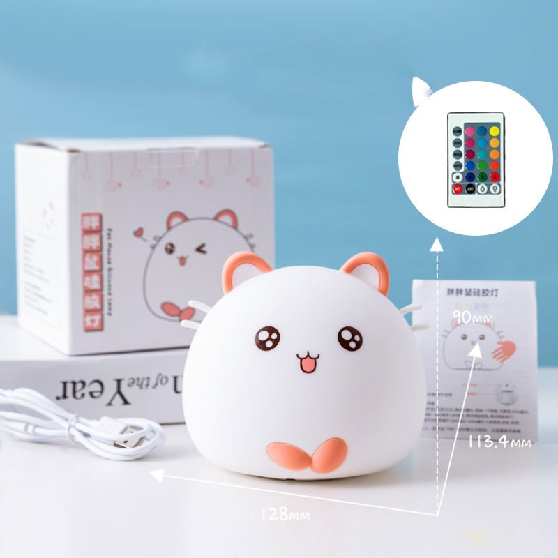 Fat Mouse Silicone Night Light