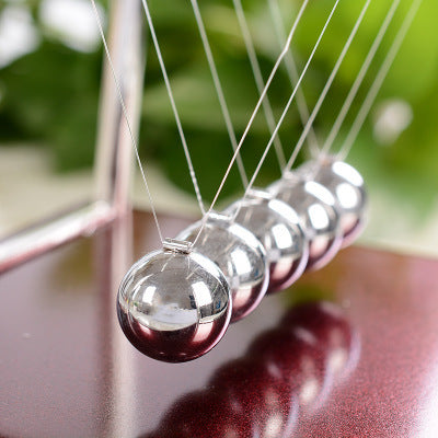 Newton's Cradle Toys Desk Table Decor Children Educational Toy Metal Balance Pendulum Ball Kids Toys Juguetes Antistress Game